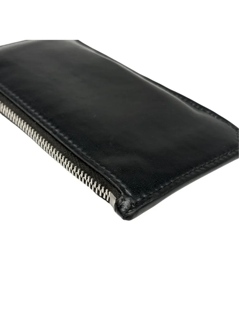 Saint Laurent Paris Fragment Case Cassandra Coin Purse Card Leather Black YSL